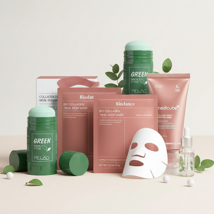 2 Masques Collagène , 1 Green Mask